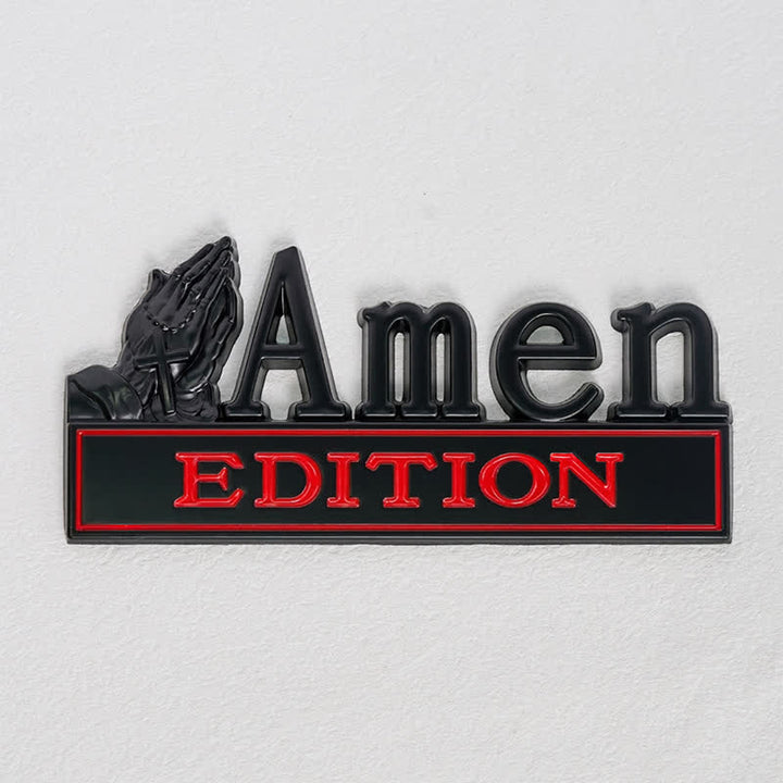 Christianartworkshop 3D Metal Car Sticker With Praying Hands & Cross: Badge of Unwavering Heavenly Care - image 25