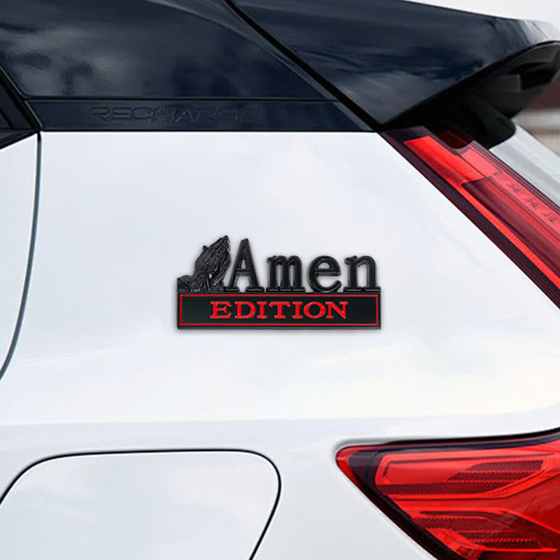 Christianartworkshop 3D Metal Car Sticker With Praying Hands & Cross: Badge of Unwavering Heavenly Care - image 28