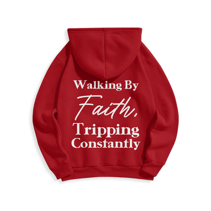 Christianartworkshop Walking By Faith Oversized Fleece Pullover Hoodie - image 19