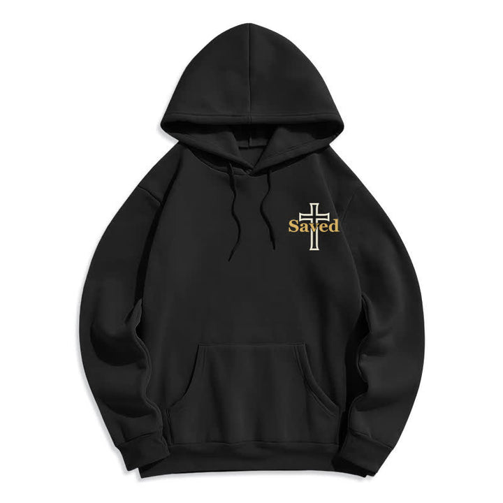 Christianartworkshop Jesus Freak Saved Oversized Fleece Pullover Hoodie - image 8