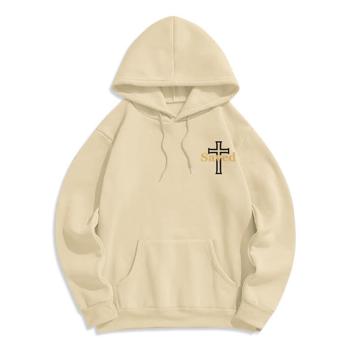Christianartworkshop Jesus Freak Saved Oversized Fleece Pullover Hoodie - image 2