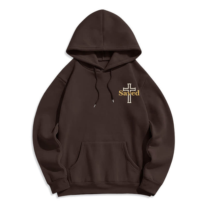 Christianartworkshop Jesus Freak Saved Oversized Fleece Pullover Hoodie - image 11