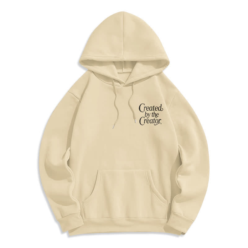 Christianartworkshop Created By The Creator Floral Back Print Pullover Hoodie - image 20
