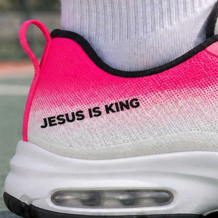 Christianartworkshop Bold Jesus Is King Plastic Shoe Decal: Emblem of Heavenly Royal Sovereignty - image 6