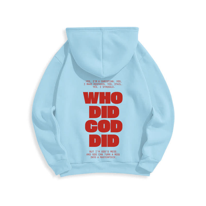 Christianartworkshop God Is In You Red Streetwear Pullover Hoodie - image 16