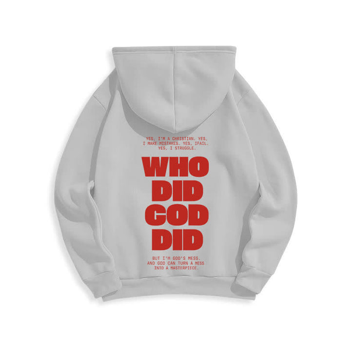 Christianartworkshop God Is In You Red Streetwear Pullover Hoodie - image 13