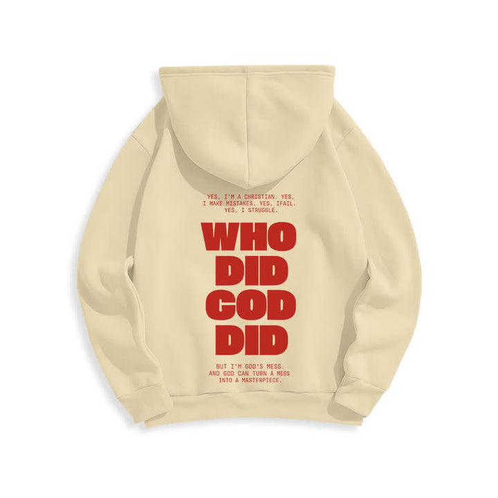 Christianartworkshop God Is In You Red Streetwear Pullover Hoodie - image 19