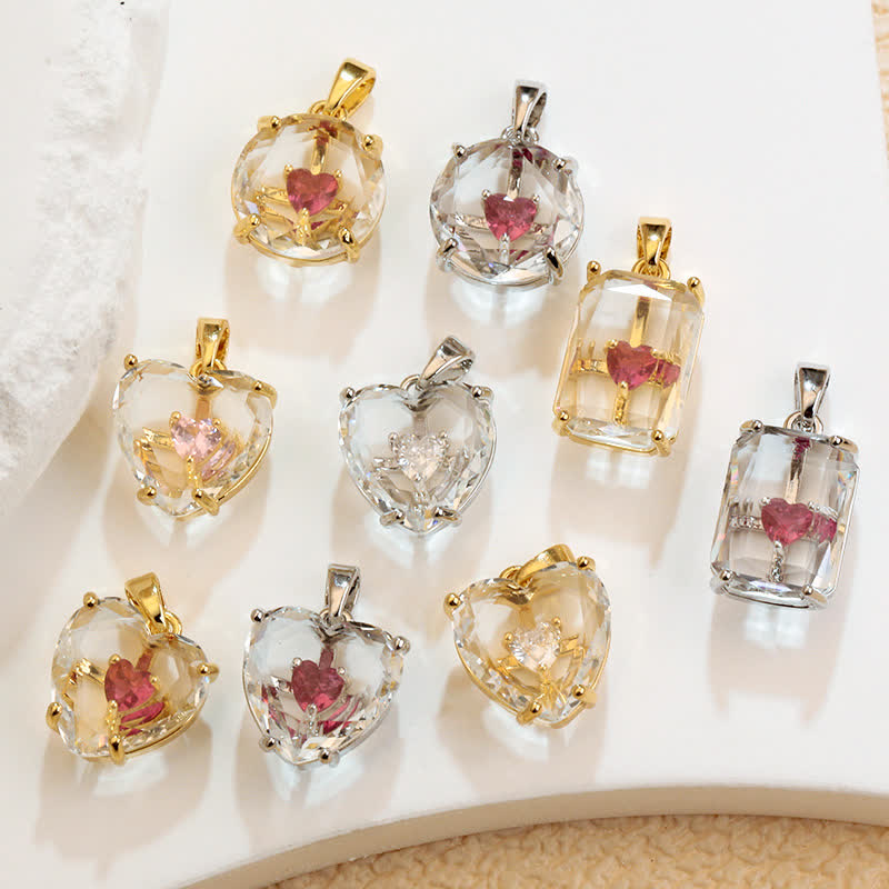 FREE Today: Sparkling Cased Sacred Heart Pendant: Beacon of Timeless Devotional Love - image 0