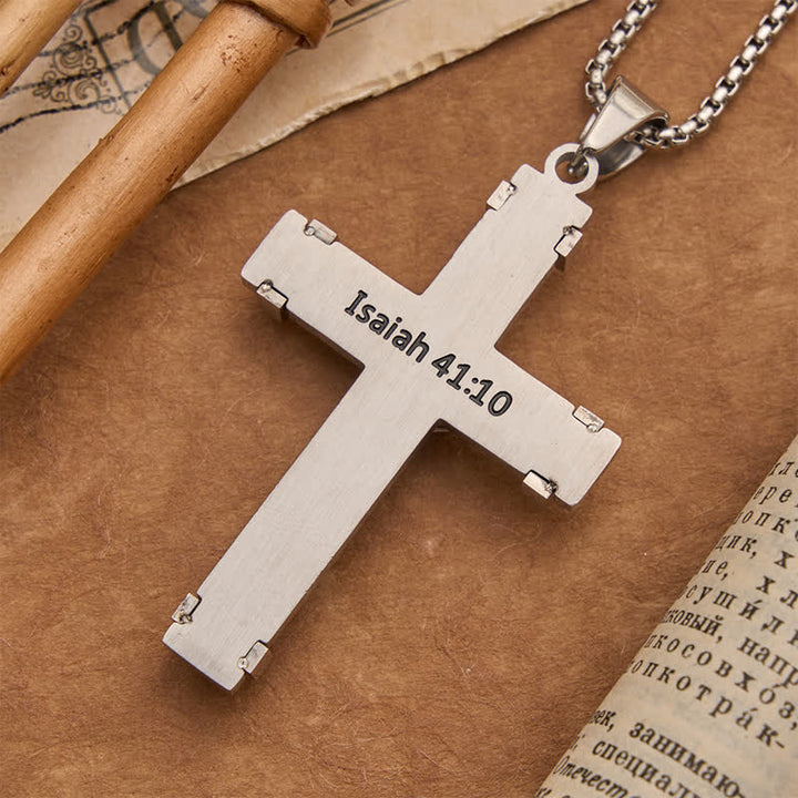 FREE Today: 3D Sculpted Stainless Crucifix Necklace: Symbol of Timeless Divine Promise - image 3
