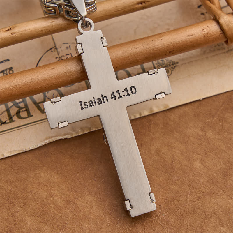 FREE Today: 3D Sculpted Stainless Crucifix Necklace: Symbol of Timeless Divine Promise - image 7