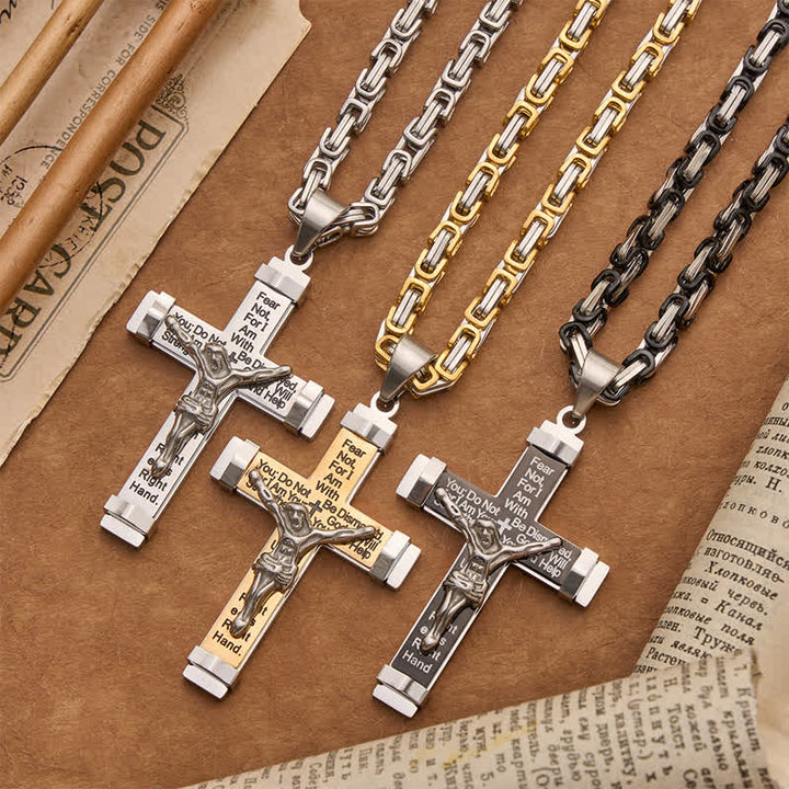 FREE Today: 3D Sculpted Stainless Crucifix Necklace: Symbol of Timeless Divine Promise - image 6
