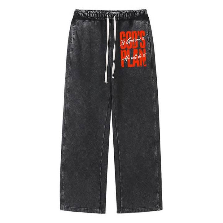 Christianartworkshop Orange Statement Relaxed Street Washed Sweatpants - Black - 2XL - image 8
