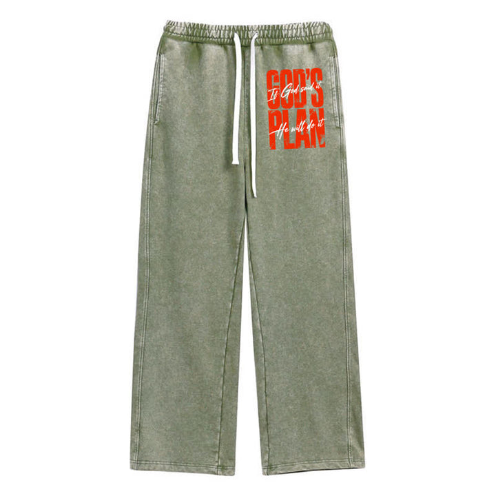 Christianartworkshop Orange Statement Relaxed Street Washed Sweatpants - Green - 2XL - image 32