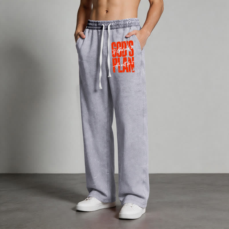 Christianartworkshop Orange Statement Relaxed Street Washed Sweatpants - image 4