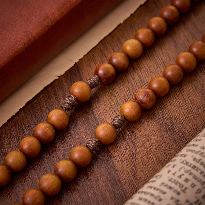 Christianartworkshop Natural Timber Prayer Rosary & Madonna and Child Motif: Token of Abiding Divine Warmth - image 17