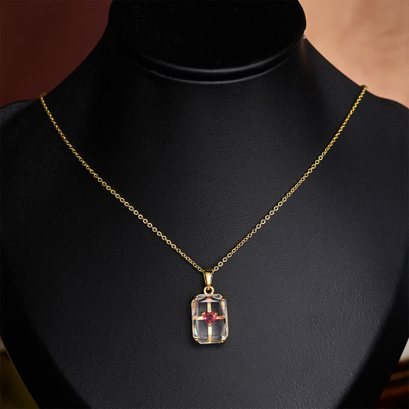 Christianartworkshop Sparkling Cased Sacred Heart Pendant: Beacon of Timeless Devotional Love - image 8