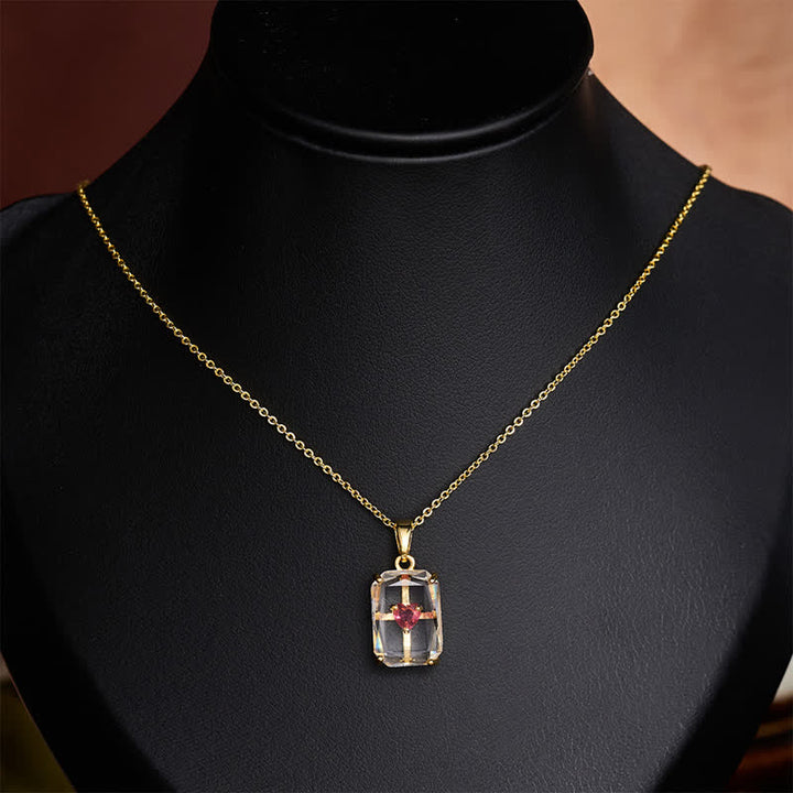 Christianartworkshop Sparkling Cased Sacred Heart Pendant: Beacon of Timeless Devotional Love - image 8