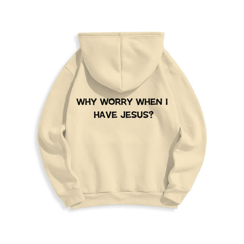 Christianartworkshop Why Worry When I Have Jesus Oversized Pullover Hoodie - image 10