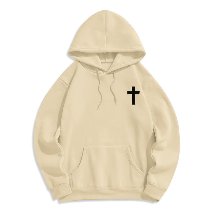 Christianartworkshop Why Worry When I Have Jesus Oversized Pullover Hoodie - image 11
