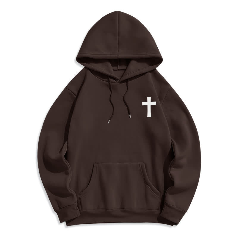 Christianartworkshop Why Worry When I Have Jesus Oversized Pullover Hoodie - image 16