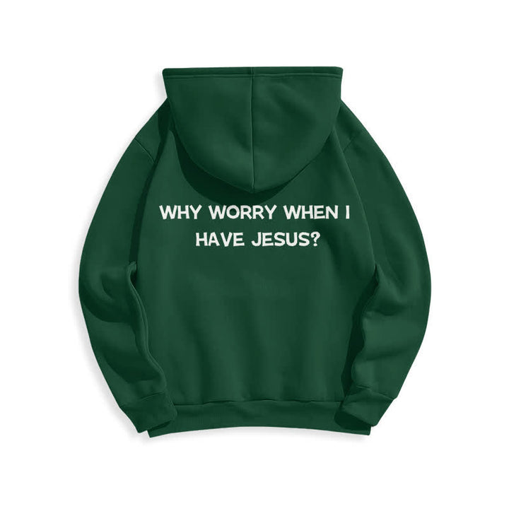 Christianartworkshop Why Worry When I Have Jesus Oversized Pullover Hoodie - image 19