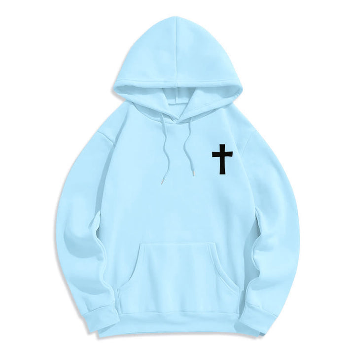 Christianartworkshop Why Worry When I Have Jesus Oversized Pullover Hoodie - image 14