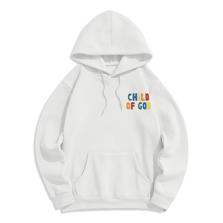 Christianartworkshop Child Of God Back Print Casual Fleece Hoodie - image 5
