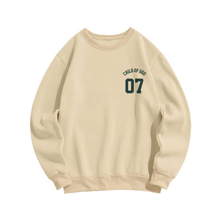 Christianartworkshop Child Of God 07 Oversized Crewneck Fleece Sweatshirt - image 11