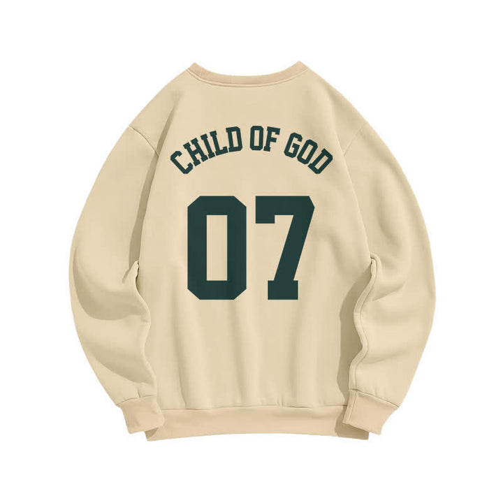 Christianartworkshop Child Of God 07 Oversized Crewneck Fleece Sweatshirt - image 10
