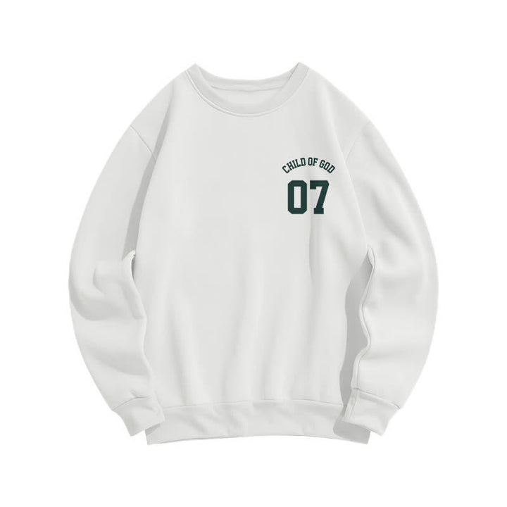 Christianartworkshop Child Of God 07 Oversized Crewneck Fleece Sweatshirt - image 8