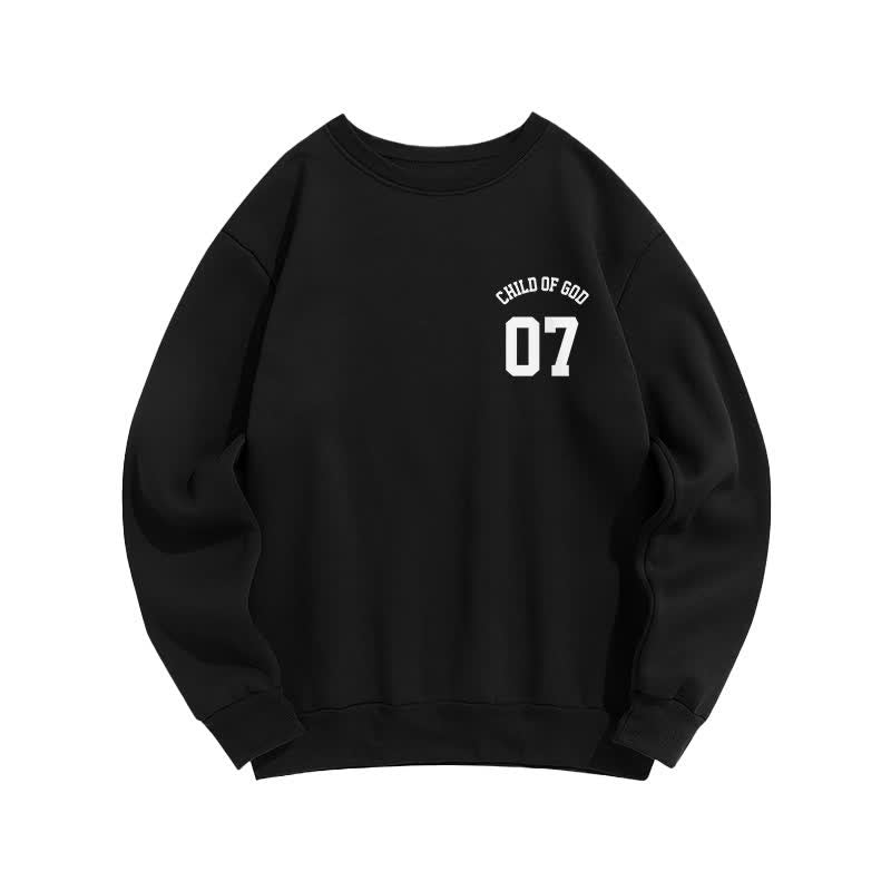 Christianartworkshop Child Of God 07 Oversized Crewneck Fleece Sweatshirt - image 5
