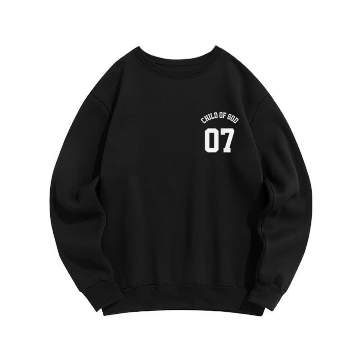 Christianartworkshop Child Of God 07 Oversized Crewneck Fleece Sweatshirt - image 5