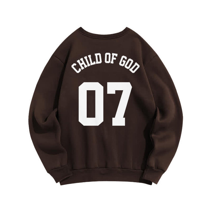 Christianartworkshop Child Of God 07 Oversized Crewneck Fleece Sweatshirt - image 16