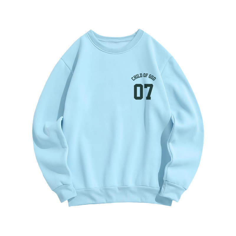 Christianartworkshop Child Of God 07 Oversized Crewneck Fleece Sweatshirt - image 14