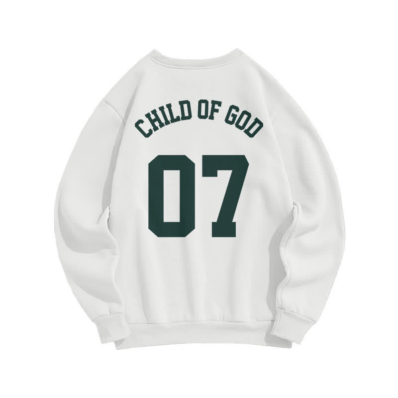 Christianartworkshop Child Of God 07 Oversized Crewneck Fleece Sweatshirt - image 7