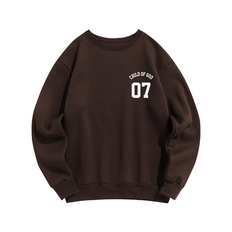 Christianartworkshop Child Of God 07 Oversized Crewneck Fleece Sweatshirt - image 17