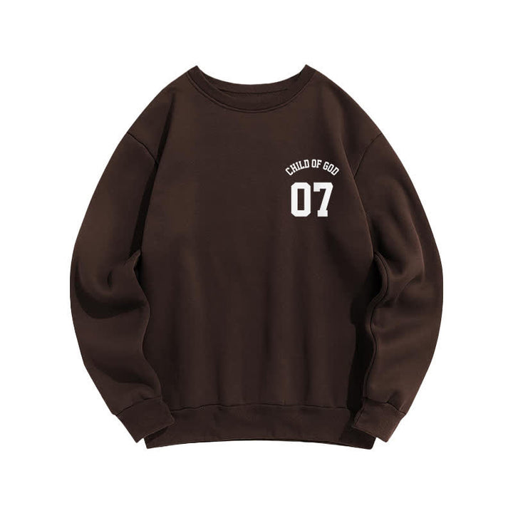 Christianartworkshop Child Of God 07 Oversized Crewneck Fleece Sweatshirt - image 17