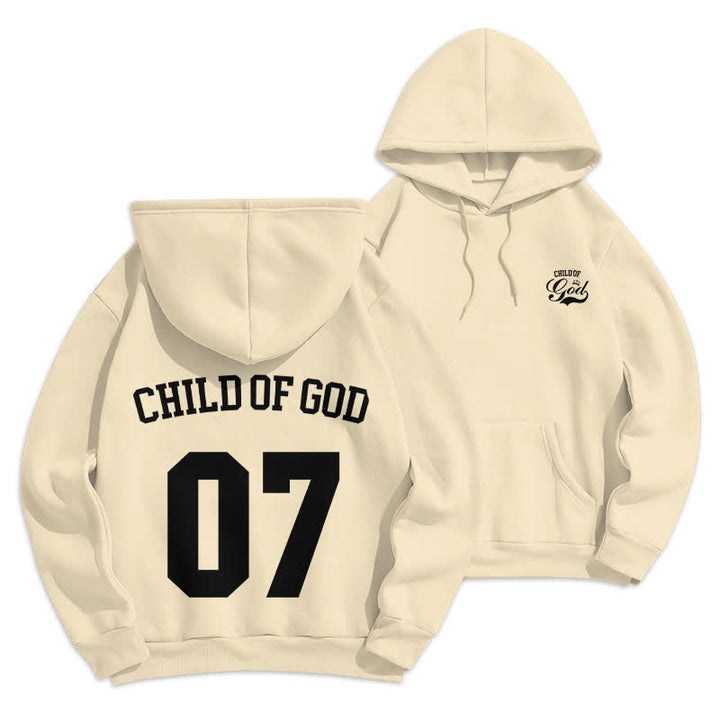 Christianartworkshop Child Of God 07 Street Fleece Pullover Hoodie - Apricot - 2XL - image 15