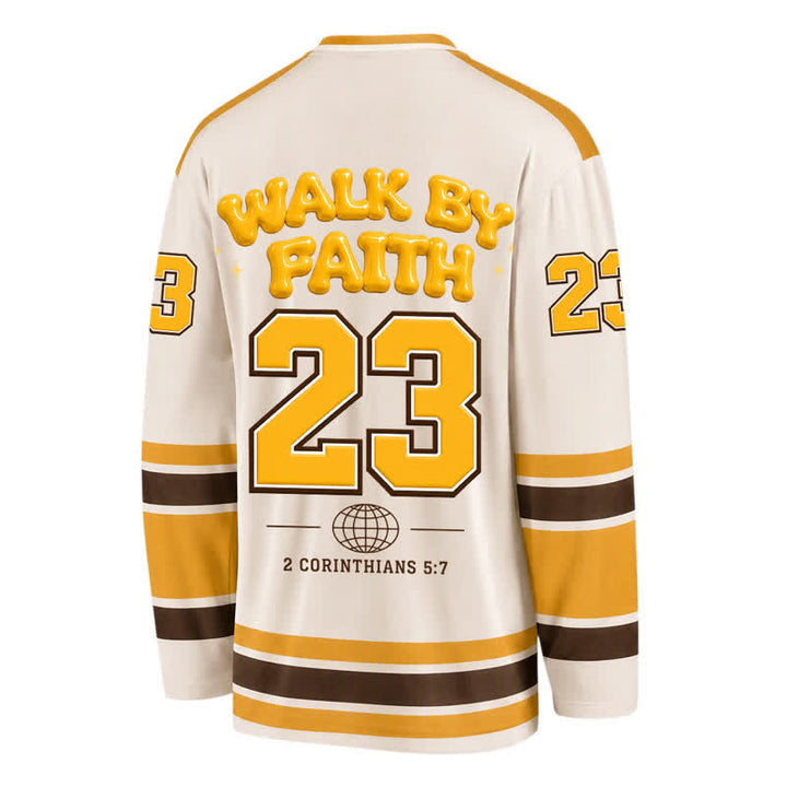 Christianartworkshop This Is The Day Puff Print Hockey Jersey - image 2