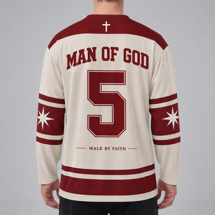 Christianartworkshop God's Child Walk By Faith Hockey Jersey - image 4