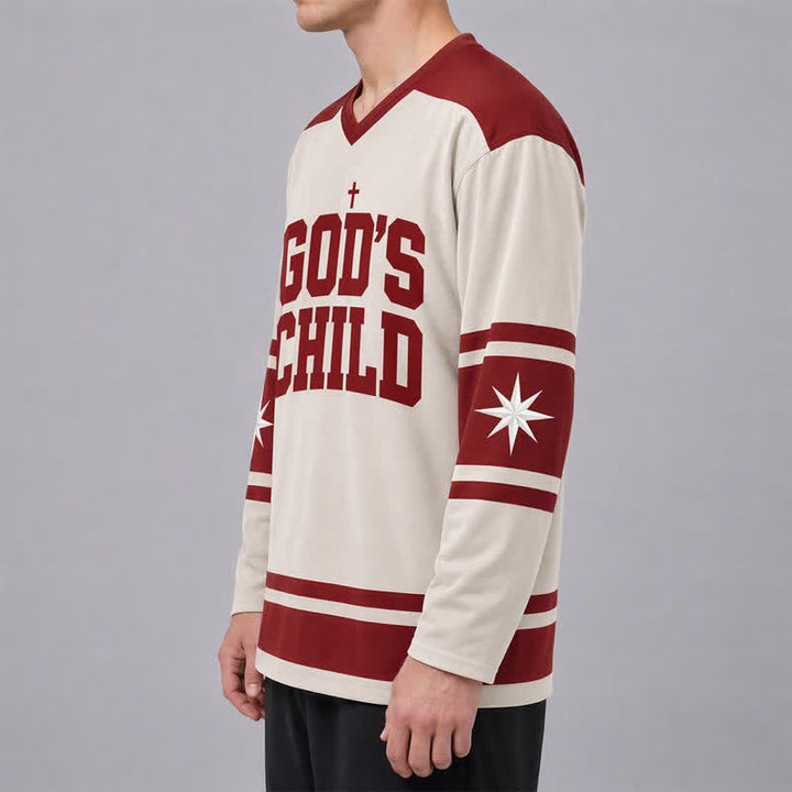Christianartworkshop God's Child Walk By Faith Hockey Jersey - image 6