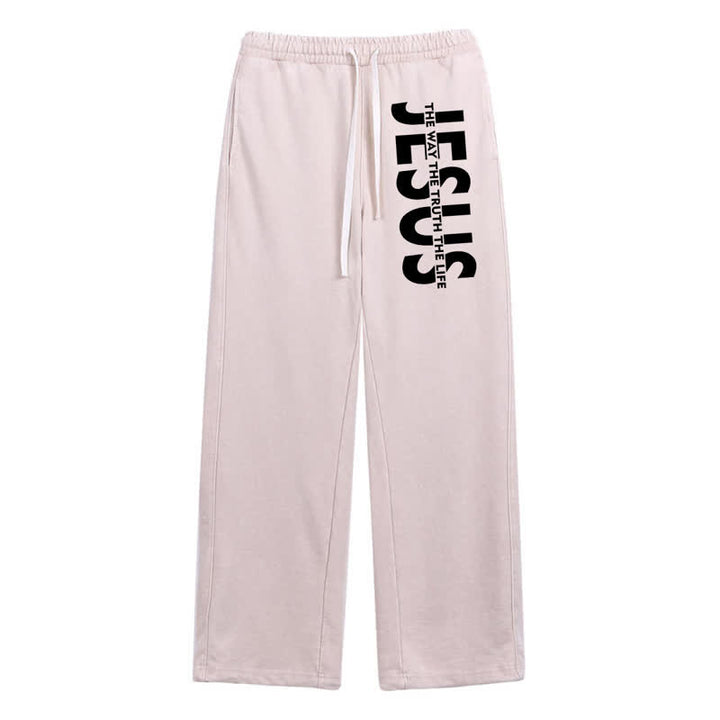Christianartworkshop Jesus The Way The Truth The Life Washed Sweatpants - Apricot - 2XL - image 32