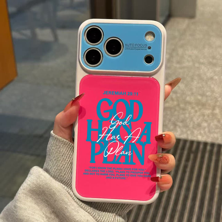 Christianartworkshop Dual-Tone Faith Quote TPU Phone Case: Sign of Unfailing Heavenly Blessing - Rose - iPhone 18PROMAX - image 0