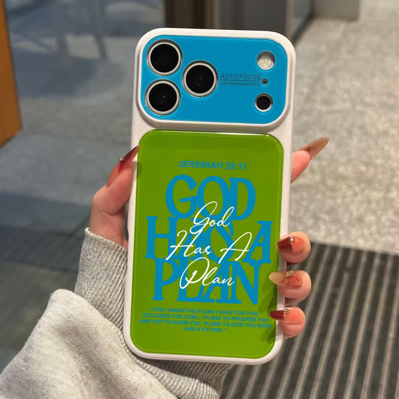 Christianartworkshop Dual-Tone Faith Quote TPU Phone Case: Sign of Unfailing Heavenly Blessing - Green - iPhone 18PROMAX - image 5