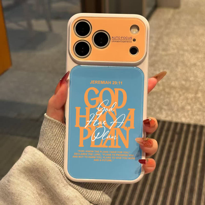 Christianartworkshop Dual-Tone Faith Quote TPU Phone Case: Sign of Unfailing Heavenly Blessing - Blue - iPhone 18PROMAX - image 2