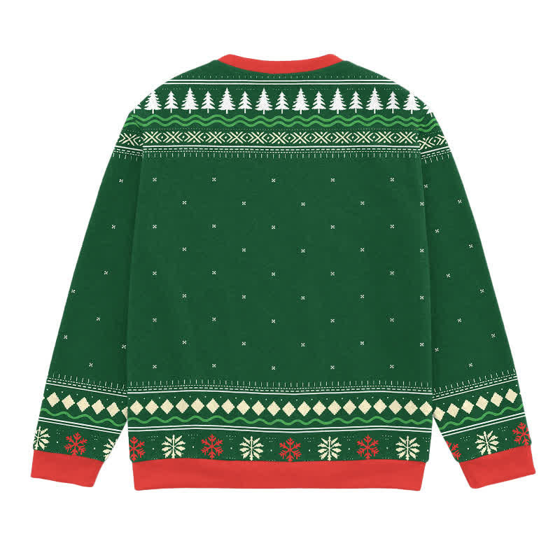 Christianartworkshop Psalm 23 Fair Isle Ugly Christmas Festive Lightweight Sweater - image 1
