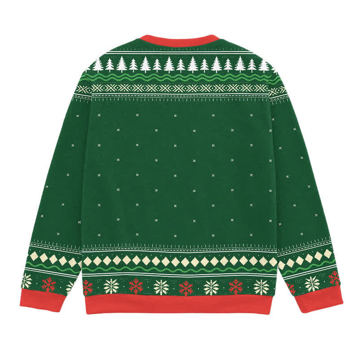 Christianartworkshop Psalm 23 Fair Isle Ugly Christmas Festive Lightweight Sweater - image 1