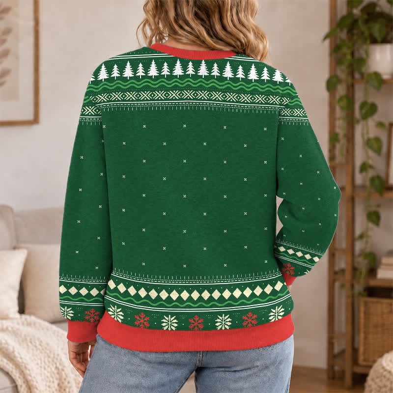Christianartworkshop Psalm 23 Fair Isle Ugly Christmas Festive Lightweight Sweater - image 5