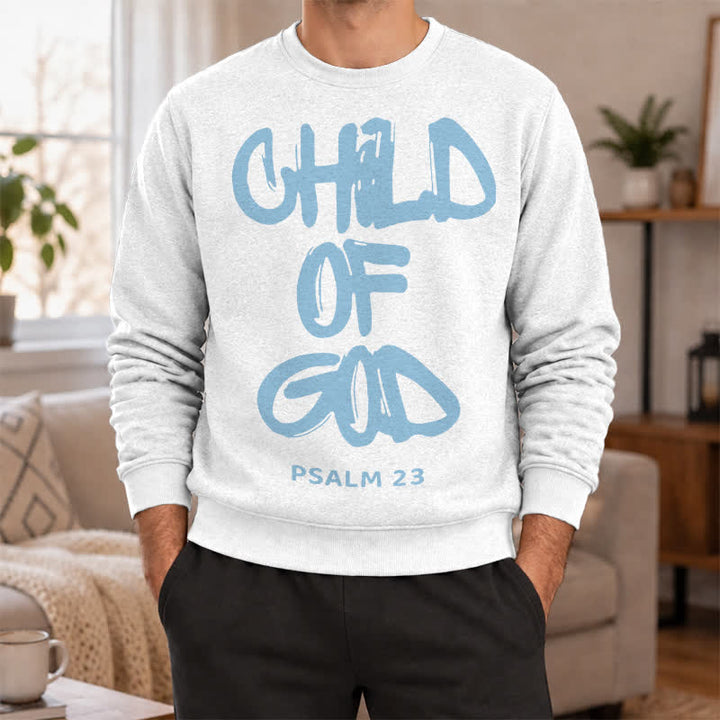Christianartworkshop Child Of God Psalm 23 Faith Lightweight Sweater - image 2