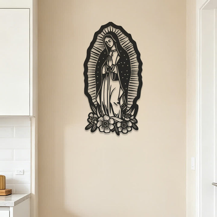 Christianartworkshop Our Lady of Guadalupe Metal Wall Decor: A Symbol of Faith and Divine Grace - image 1